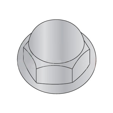 Newport Fasteners Cap Nut, 3/8"-16, Zamac, Zinc Alloy, 17/32 in H, 500 PK 981653